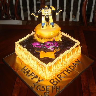 Transformer Cake Transformer Cake