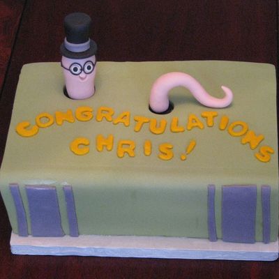 Bookworm Cake Bookworm Cake