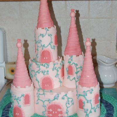 Pink Castle Cake Pink Castle Cake
