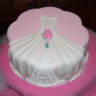 Wedding Dress Cake Wedding Dress Cake