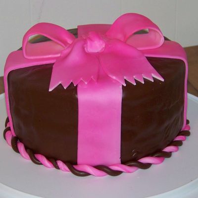 Pink Bow Cake on Cake Central