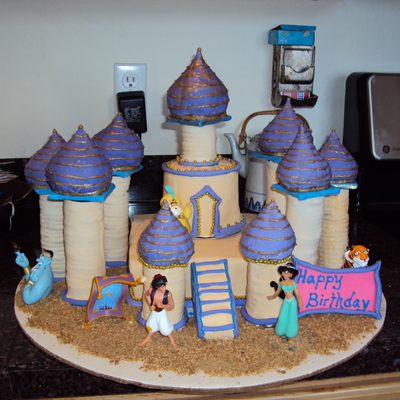 Aladdin And Princess Jasmine Cake Aladdin And Princess Jasmine Cake