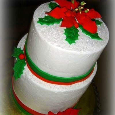 Poinsettia Cake Poinsettia Cake
