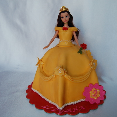 Disney Princess Belle Cake Disney Princess Belle Cake