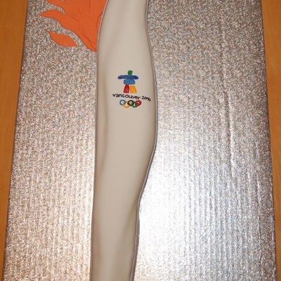 2010 Vancouver Olympic Torch Cake 2010 Vancouver Olympic Torch Cake