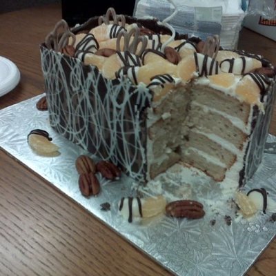 Chocolate Wrapped Cake Chocolate Wrapped Cake