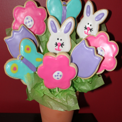 Easter Cookie Bouquet Easter Cookie Bouquet