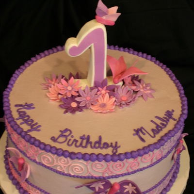 Butterfly And Flower 1St Birthday Butterfly And Flower 1St Birthday