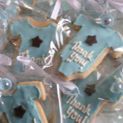 Onesie Cookies Shower Favors Onesie Cookies Shower Favors