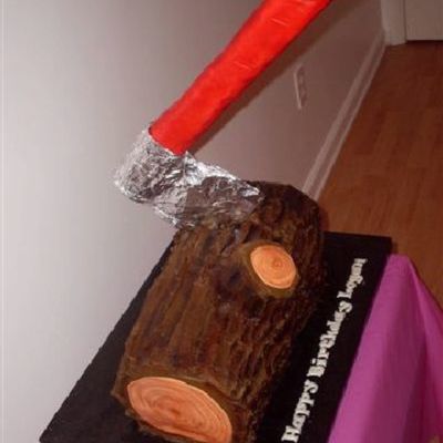 Lumberjack Log And Ax Lumberjack Log And Ax