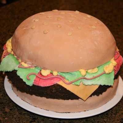 Cheeseburger Cake Cheeseburger Cake