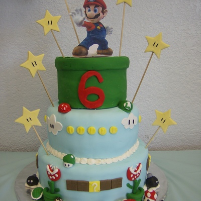 Mario Bros Cake Mario Bros Cake