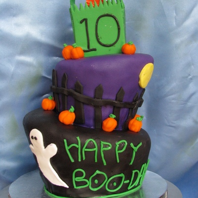 Halloween Birthday Cake Halloween Birthday Cake