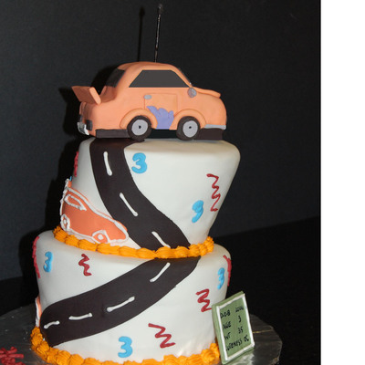 Whimsical (Not So Much) Car Cake Whimsical (Not So Much) Car Cake