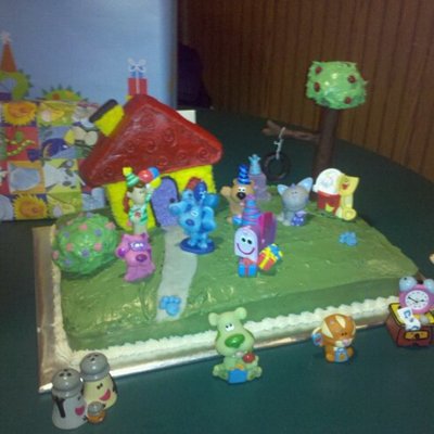 Blue's Clues Cake Blue's Clues Cake