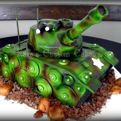 Army Tank Birthday Cake Army Tank Birthday Cake