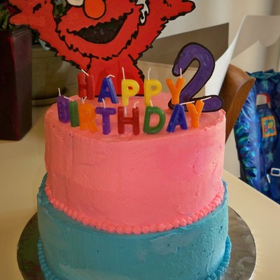Elmo Cake For Twins Elmo Cake For Twins