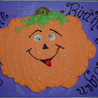 Morgan's B-Day Pumpkin Morgan's B-Day Pumpkin