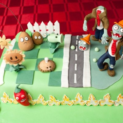 Plants Vs Zombies Video Game on Cake Central