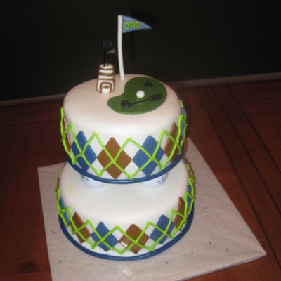 Fathers Day Golf Cake Fathers Day Golf Cake