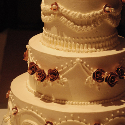 3 Tier Italian Buttercream Wedding Cake on Cake Central