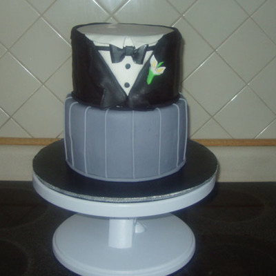 Morning Suit Tuxedo Dummy Cake Morning Suit Tuxedo Dummy Cake