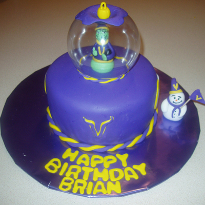 Mn Vikings Grinch Snow Globe Mn Vikings Grinch Snow Globe