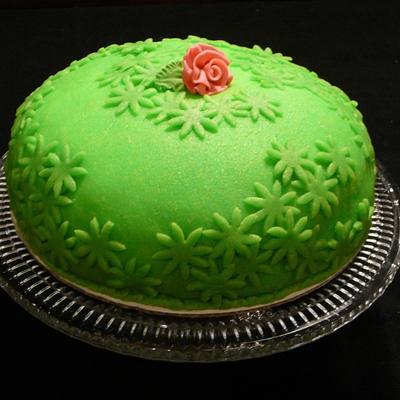 A Traditional Swedish Princess Cake A Traditional Swedish Princess Cake