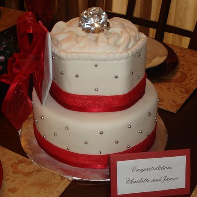 Engagement Ring Cake Engagement Ring Cake