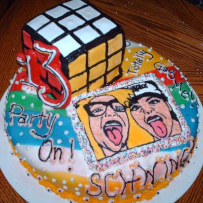 80's Theme Party Cake 80's Theme Party Cake