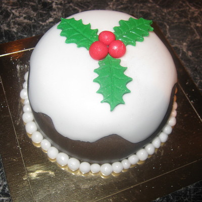 Christmas Pudding Mini Christmas Cake on Cake Central