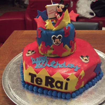Mickey Mouse Birthday Cake Mickey Mouse Birthday Cake