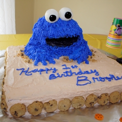 Cookie Monster Cake Cookie Monster Cake