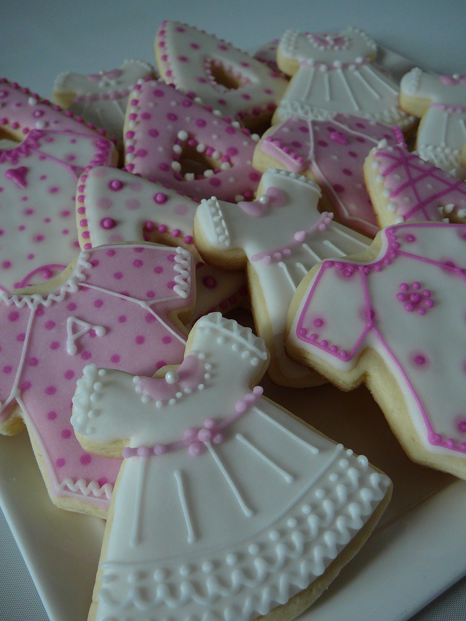 Baptism Dress Cookies