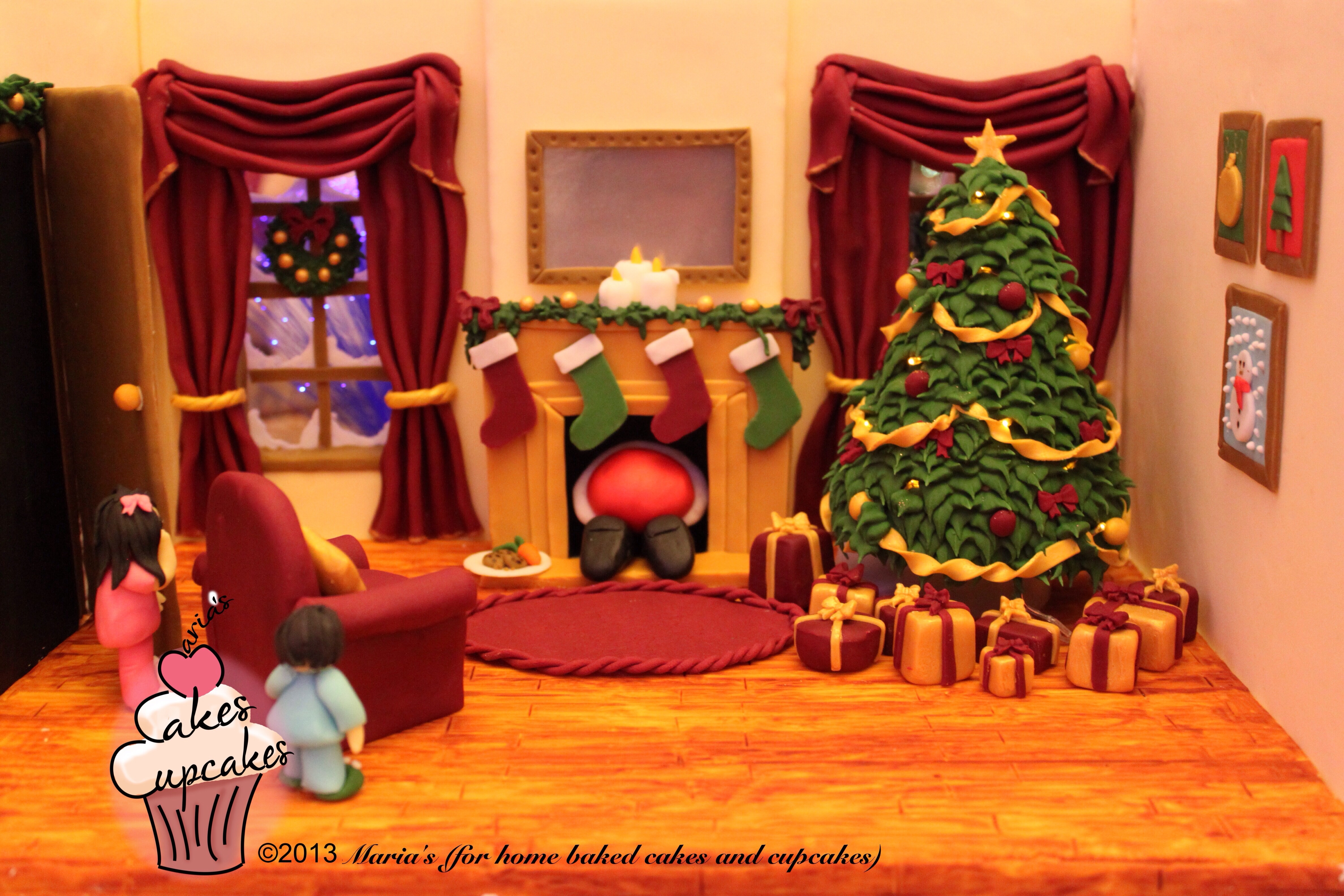 The Night Before Christmas Christmas Cake 2013 The Living ...