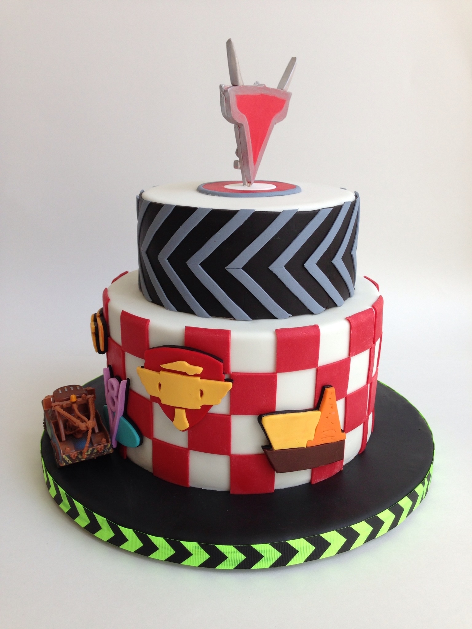 Cars Birthday Cake For A Two Year Old - CakeCentral.com