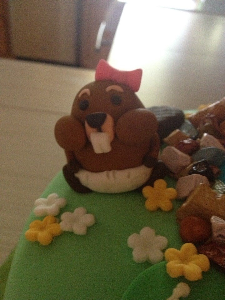 Beaver Father's Day Cake!