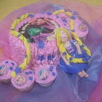 Rapunzel Cake Cupcakes Pastel Cubiletes Guatemala