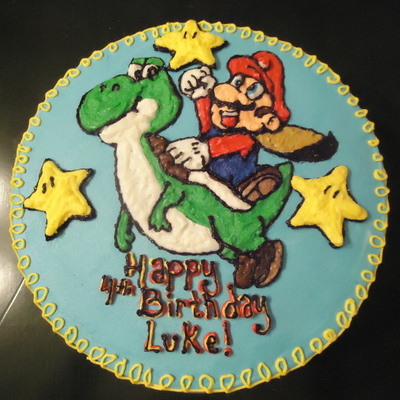 Super Mario Brothers Birthday Cake Super Mario Brothers Birthday Cake