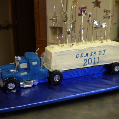 Norwalk Truckers Graduation Cake Norwalk Truckers Graduation Cake