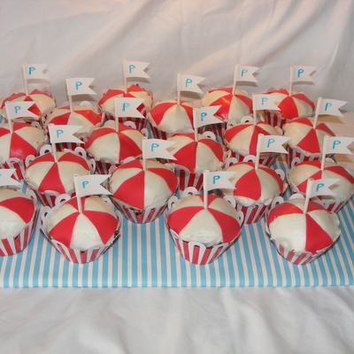 Circus Tent Cupcakes Circus Tent Cupcakes