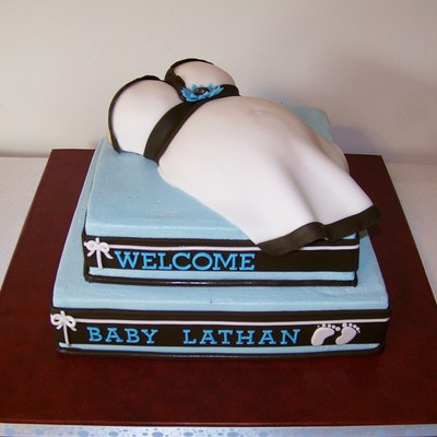 Two Tier Belly Cake Two Tier Belly Cake