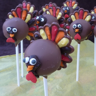 Thanksgiving Turkey Cakepops Gobble! Gobble! Thanksgiving Turkey Cakepops Gobble! Gobble!