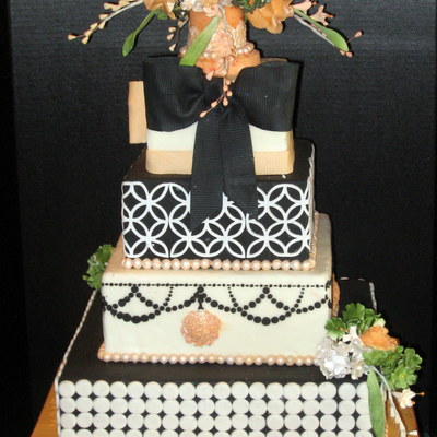 Square Wedding Cake Square Wedding Cake