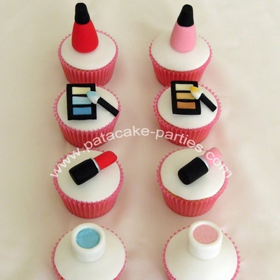 Make-Up Cupcakes on Cake Central