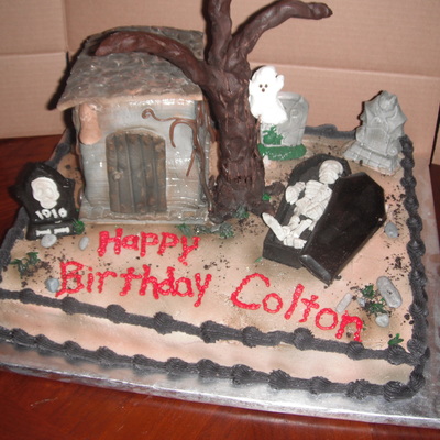 Graveyard Cake Graveyard Cake