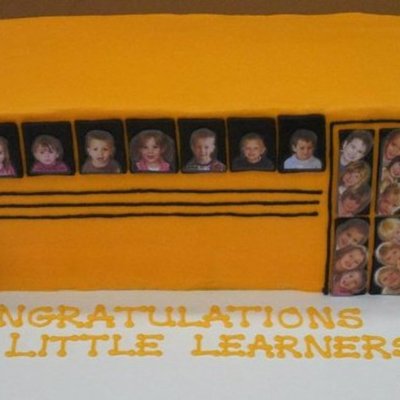 Preschool Grad Cake - School Bus Preschool Grad Cake - School Bus