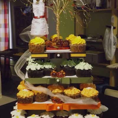 Fall Wedding Shower Cupcakes Fall Wedding Shower Cupcakes