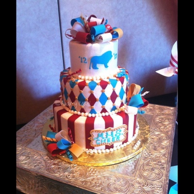 I Couldnt Find A Category For This Cake It Was For A Local High Schools Annual Cheer Leading Banquet The Theme Was Vintage Circus And I Couldnt Find A Category For This Cake It Was For A Local High Schools Annual Cheer Leading Banquet The Theme Was Vintage Circus And
