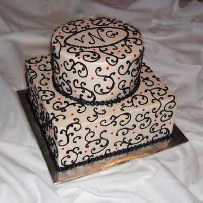 Black On Ivory Cake Black On Ivory Cake